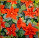 161 Christmas Flowers - 3-ply (gold) - Ihr